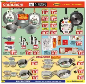 Volantino Maury's Pagina 12: Bicchieri acqua Bormioli Cortina €1,99, Casseruola 2 manici €6,99