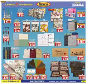 Volantino Maury's Pagina 17: Coppia spugna Ma Maison €3,99, Tovaglietta amore €0,69
