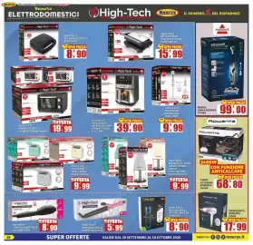 Volantino Maury's Pagina 18: High-Tech Tritatutto €9,99, Ferro a caldaia Rowenta €68,80