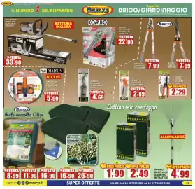 Volantino Maury's Pagina 19: Forbice potatura tradizionale €4,69, Maury's forbici da vigna €2,29