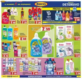 Volantino Maury's Pagina 5: Detersivo piatti Scala €0,69, Gel lavastoviglie Pril Gold €3,39