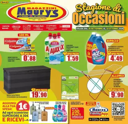 Maury's (valido fino al 10-10)