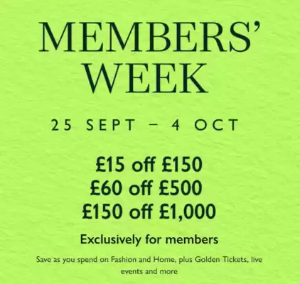 John Lewis (valid until 5-10)