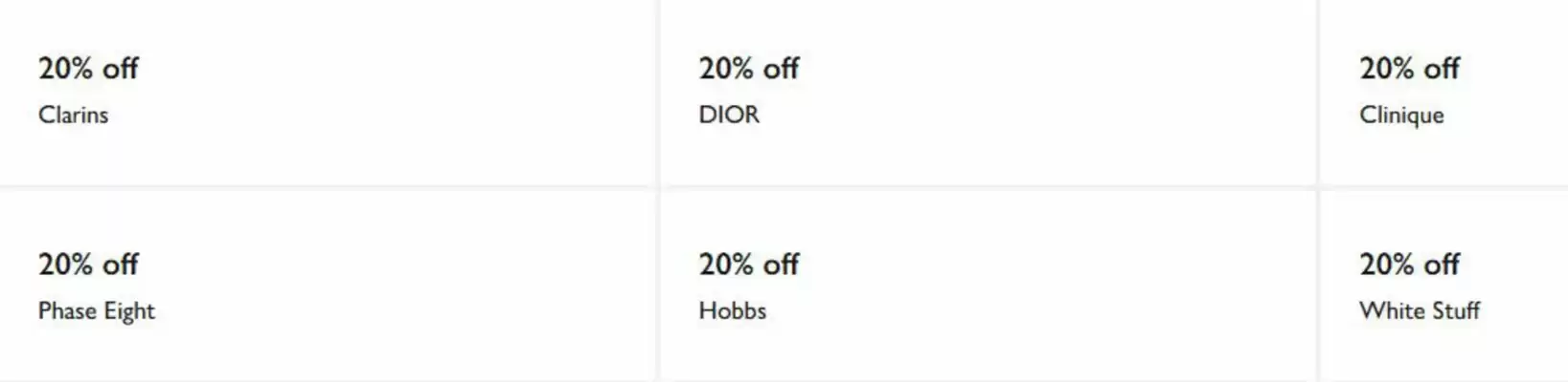 John Lewis (valid until 20-10)