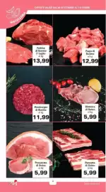 Volantino Alvama Pagina 4: Prosciutto di Suino €5,99, Pancetta di Suino €5,99