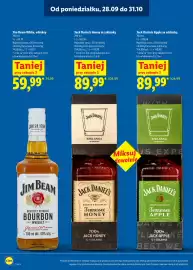 Lidl gazetka | Alkohole Strona 12: Jack Daniels Honey ze szklanką €89,99, Jack Daniels Apple ze szklanką €89,99
