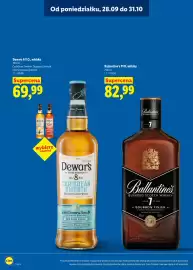 Lidl gazetka | Alkohole Strona 13: Ballantine's 7YO, whisky €82,99, Dewars 8 Y.O., wishky €69,99