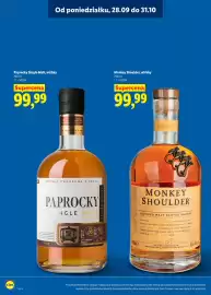 Lidl gazetka | Alkohole Strona 14: Paprocky Single Malt, whisky €99,99, Monkey Shoulder, whisky €99,99
