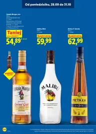 Lidl gazetka | Alkohole Strona 15: Captain Morgan, rum €54,89, Malibu, likier €59,99