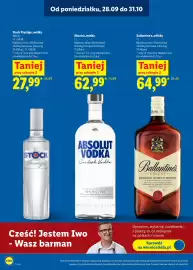 Lidl gazetka | Alkohole Strona 2: Stock Prestige, wódka €27,99, Ballantine's, whisky €64,99