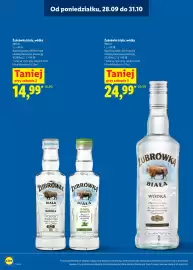 Lidl gazetka | Alkohole Strona 3: Żubrówka biała, wódka €14,99
