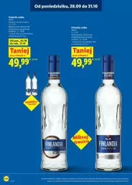 Lidl gazetka | Alkohole Strona 7: Finlandia Wódka Coconut, Lime lub Cranberry €49,99, Finlandia Wódka €49,99