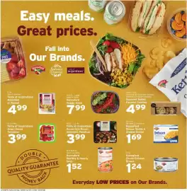 Hannaford flyer week 40 Page 10: Taste of Inspirations Homestyle Ranch Seasoned Potatoes €3,99, Hannaford veggie salad €7,99