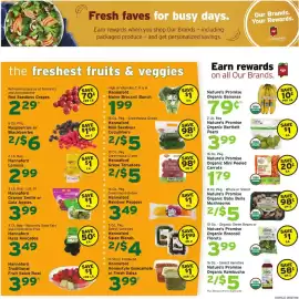 Hannaford flyer week 40 Page 3: Nature's Promise Organic Baby Bella Mushrooms €5,00