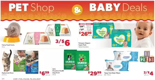 Family Fare weekly ad week 40 Page 15: Iams Proactive Health Dog Food €29,99, Purina Cat Chow €6,59