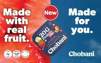 Family Fare weekly ad week 40 Page 4: Made with real New Made fruit. ONLY NATURAL INGREDIENTS 20G Protein flip Zero Added