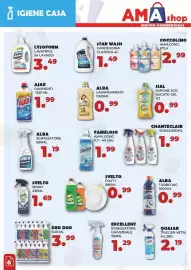 Volantino Amashop Pagina 6: Sgrassatore universale Excellent €1,29, Svelto piatti €0,99
