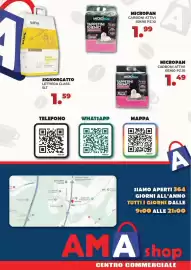 Volantino Amashop Pagina 8: Micropan tappetini igienici carboni attivi €1,49, Signorgatto lettiera class. €1,59