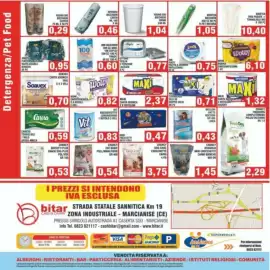 Volantino Bitar Pagina 15: Bicchieri carta Intenso €0,46, Crancy cat basic poll/manz/verd €0,54