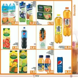 Volantino Bitar Pagina 22: Santal Dolce e Naturale mirtilla €1,31, Volfrutta Aranciata Italiana €1,00