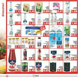 Volantino Bitar Pagina 9: Halta vegetale cucina €0,99, Parimalat latte UHT barista €1,50