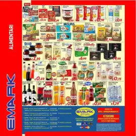 Volantino Supermercati Emark Pagina 12: Biscotti Karlskrone €2,59, Peroni birra €0,99