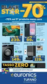 Volantino Euronics Tufano Pagina 2: BLACK DAL 24 SETTEMBRE AL 7 OTTOBRE STAR-70% -70% sul 3° prodotto meno caro Acquistando