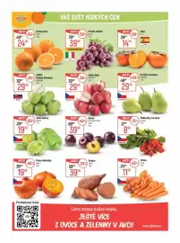 Globus leták týden 40 Strana 22: Red Globe hrozny růžové €39,90, Pomeranče €24,90