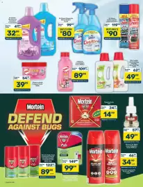 Pick n Pay catalogue Page 2: Mr. sheen - oven cleaner €90,00, Bio crystal dishwashing powder €49,99