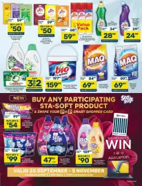 Pick n Pay catalogue Page 3: Maq Auto Washing Powder €69,99, Bio Classic Washing Powder Triple Concentrated €159,99