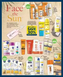 Pick n Pay catalogue Page 5: Nivea - uv face sensitive, anti-age q10, uv face shine control €50,00