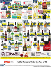 Pick n Pay Liquor catalogue Page 2: Heineken Lager or Silver €200,00, Brutal Fruit Sparkling Spritzer Assorted €160,00
