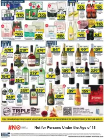 Pick n Pay Liquor catalogue Page 2: Heineken Lager or Silver €200,00, Brutal Fruit Sparkling Spritzer Assorted €160,00