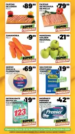 Folleto Merco semana 39 Página 2: Manzana Golden Regional €21,99, Zanahoria €9,99