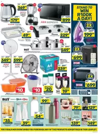 Pick n Pay catalogue Page 7: DEFY 6 Litre Digital Air Fryer Assorted €699,00, Bonus Home 5W BC LED T-Lamp €19,99
