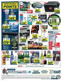 Pick n Pay catalogue Page 8: Flying Fish Lemon Pressed Flavoured Beer €170,00, BIG JIM 30 Litre Delta Storage Box €120,00