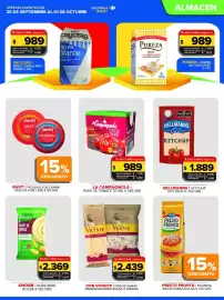 Folleto Carrefour Maxi semana 39 Página 7: Arcor presto pronta, La campagnola pure de tomate €989,00