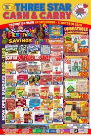 Three Star Cash and Carry catalogue Page 1: Crosse & Blackwell Mayonnaise €99,00