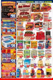 Three Star Cash and Carry catalogue Page 4: Clover Tropika Dairy Fruit Mix €33,99, Rainbow Chicken Livers €30,00
