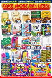 Three Star Cash and Carry catalogue Page 6: Garbie Super Saver Refuse Bags €60,00, White Star Instant Maize Porridge €40,00