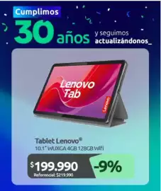 Catálogo PC Factory Página 7: Lenovo - tablet €199.990,00