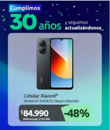 Catálogo PC Factory Página 8: Xiaomi - celular redmi a7 64gb/3g negro liberado €84.990,00