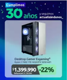 Catálogo PC Factory Página 9: Desktop gamer espaming €1.399.990,00