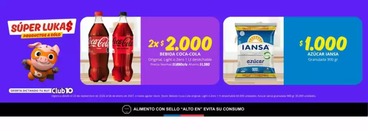 Catálogo Mayorista 10 Página 3: Iansa - granulada €1.000,00