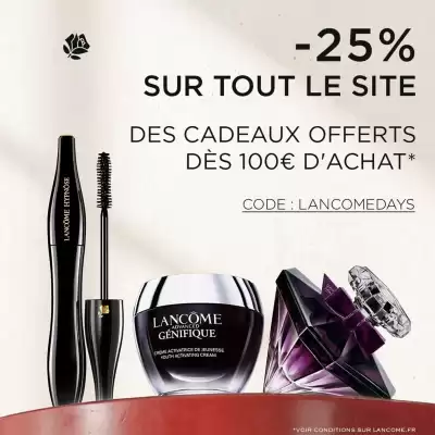Lancôme (valable jusqu'au 30-09)