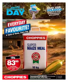 Choppies catalogue week 39 Page 11: CHOPPIES Super Maize Meal €83,99
