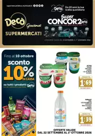Volantino Gourmet Déco Pagina 1: Parmalat Zymil Alta Digeribilità €1,39, Activia yogurt €1,69