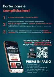 Volantino Gourmet Déco Pagina 3: Partecipare è semplicissimo! 1 SCARICA O AGGIORNA LA TUA APP DECÒ 2 3 Presenta la tua carta