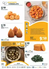 Volantino Deco Superfreddo Pagina 8: Schiacciata di rosti €1,69, Arancini Prosciutto e Mozzarella €1,35