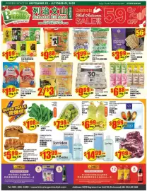 Btrust Supermarket flyer week 39 Page 1: Golden ray sunflower oil €6,99, Gray Ridge extra large white eggs €9,99